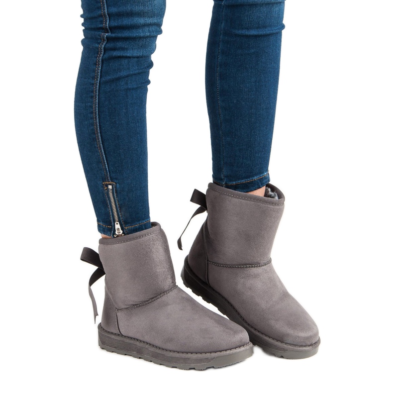 Mukluki avec un arc gris 1