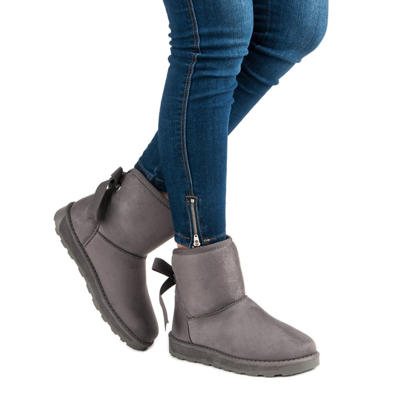 Mukluki avec un arc gris 2