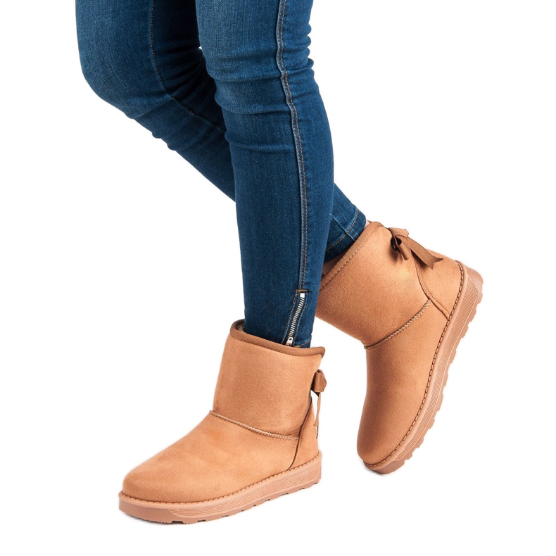 Mukluki avec un arc brun 1