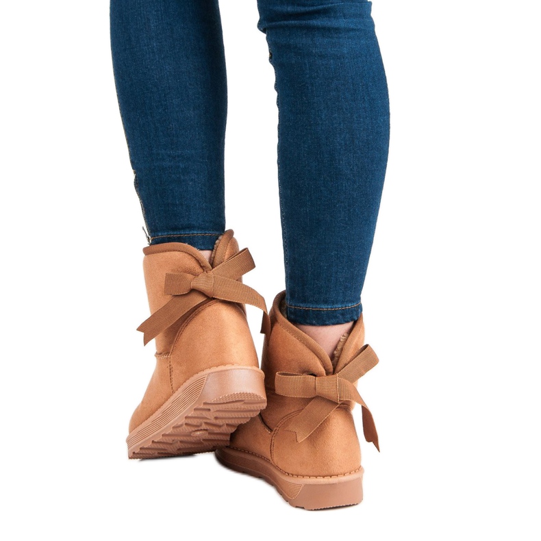 Mukluki avec un arc brun 2