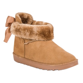 Bottes de neige avec tige enroulable brun 2