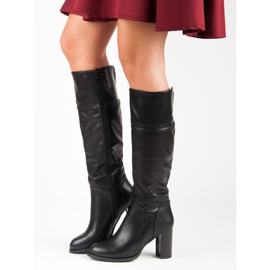 Super Mode Bottes noires classiques le noir 3
