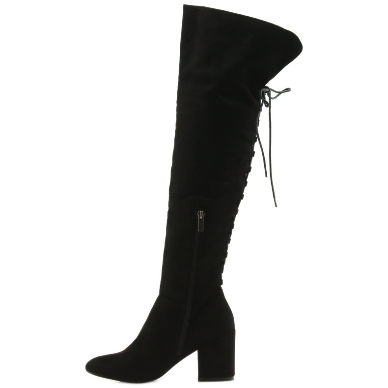 Bottes à talons noires Black Big Star 274517 le noir 2 Bottes à talons noires Black Big Star 274517 le noir 2