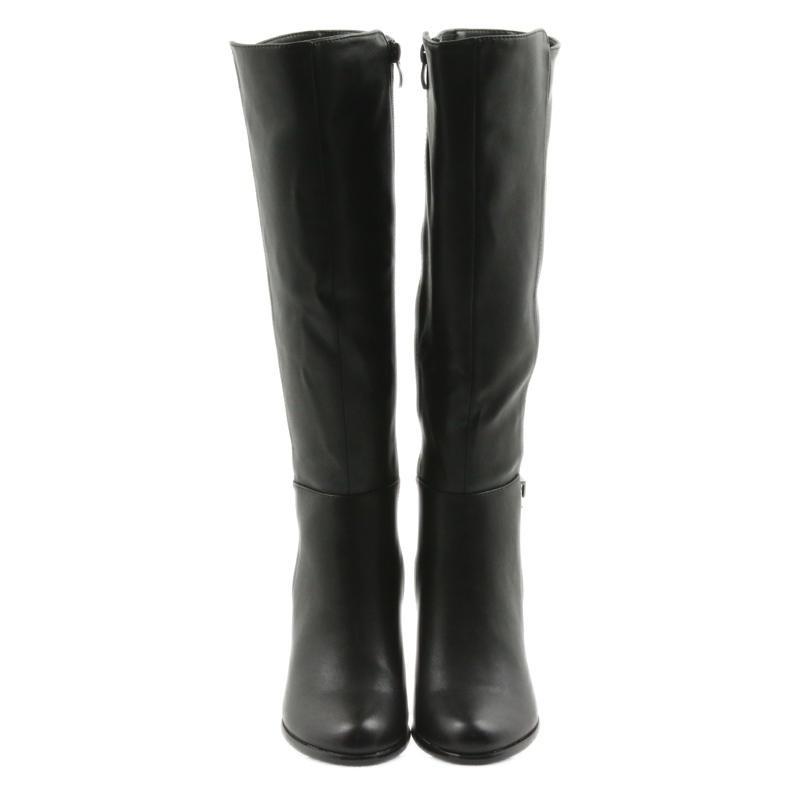 Bottines sur le poteau Sergio leone noir 5