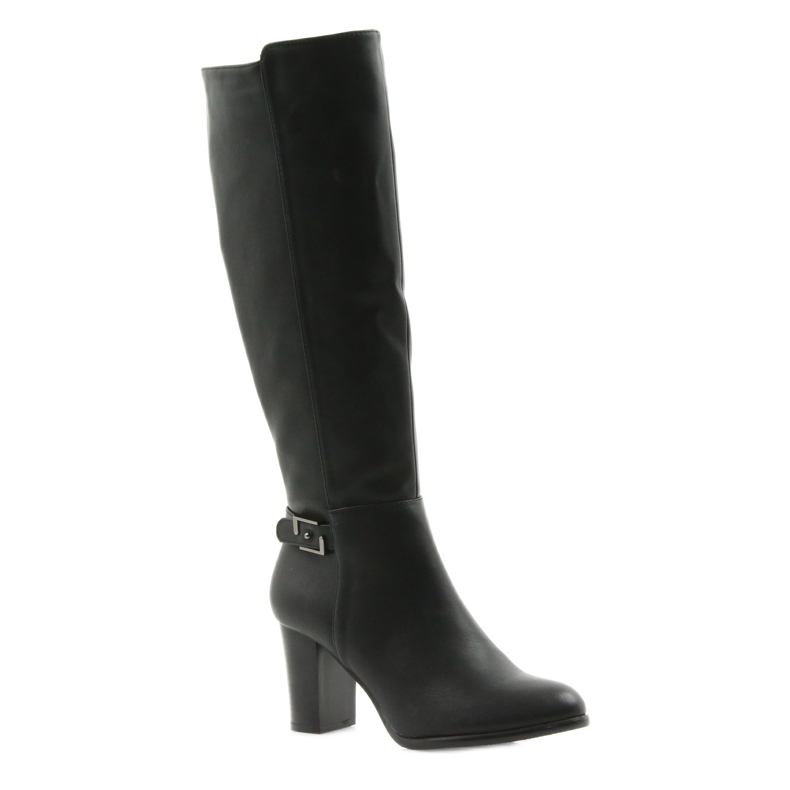 Bottines sur le poteau Sergio leone noir 1