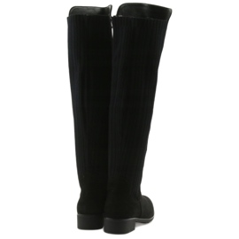 Bottes noires avec une chaussette Filippo le noir 2