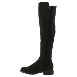 Bottes noires avec une chaussette Filippo 1