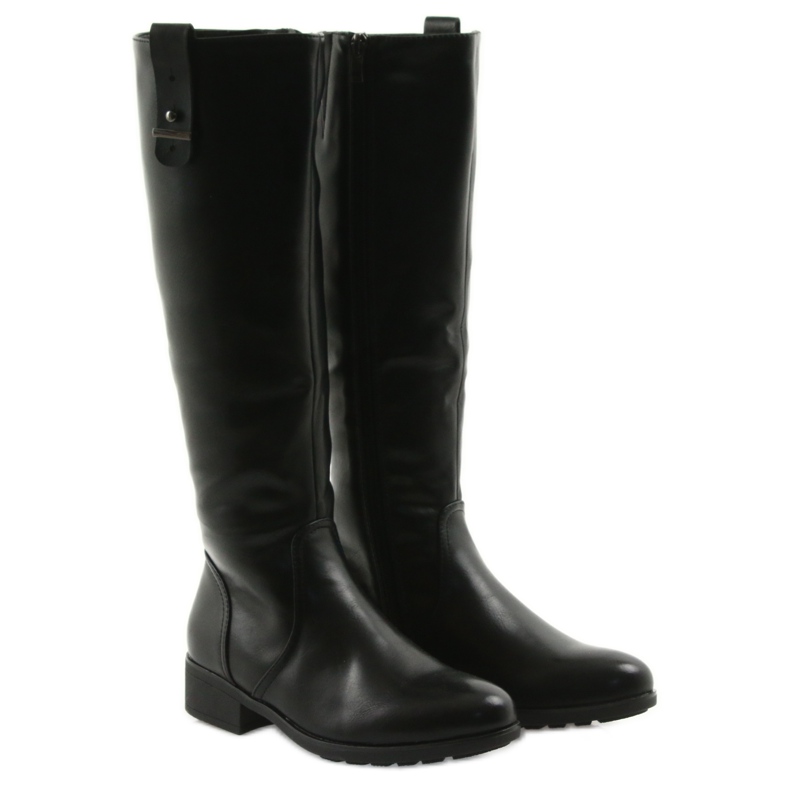 FILIPPO 464 bottes noires le noir 4