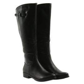 M.Daszyński Bottes Officiers Daszyński SA131 noir 4