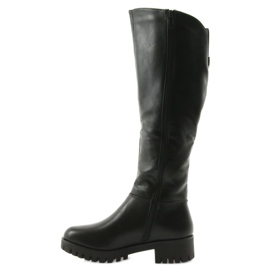 M.Daszyński Bottes à fond épais Daszyński MR1813 le noir 2