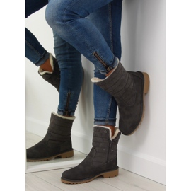 Gris ZY9210 Bottes à isolation épaisse grises 7