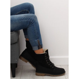 Bottes en bois noir 1123-PA Noir 1