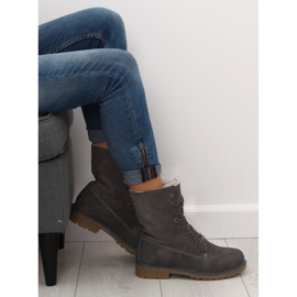 Bottes en bois gris travailleur 1123-PA Gris 1