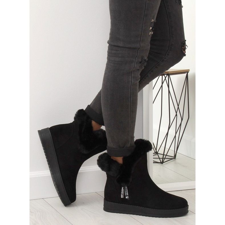 Bottes de neige chaudes noires MZ-75 Black 2