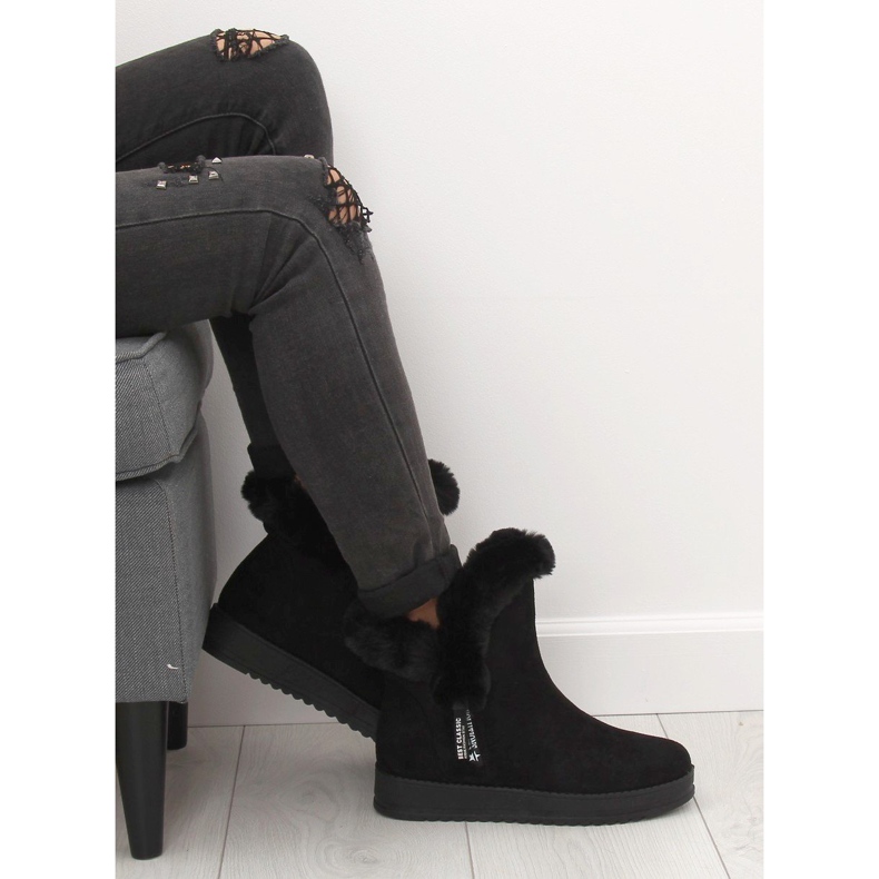 Bottes de neige chaudes noires MZ-75 Black 1