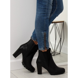 Bottines noires à talons 1108-GA noir le noir 7