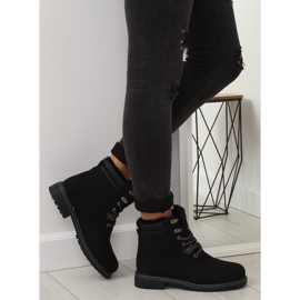 Bottes en bois isolées noires BB2022-KB Noir le noir 5