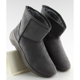 Gris Bottes de neige femme grises D009 Gris 1