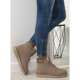 Trappeurs gris pour femmes KK-102 Gris 2