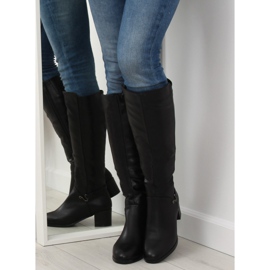 Noir Bottines à talons SG-206 Noir 1