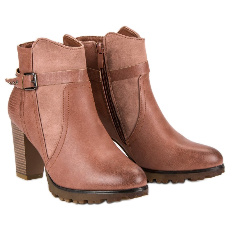 Super Me Bottes de poudre élégantes rose 1