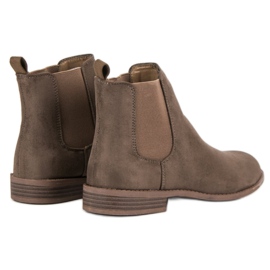 Via Giulia  Bottines Chelsea en daim brun 5