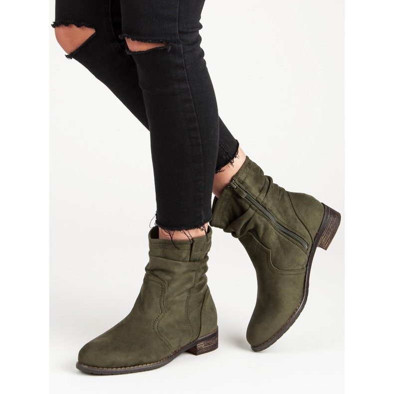 Nio Nio Bottines olive vert 2