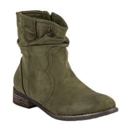 Nio Nio Bottines olive vert 4