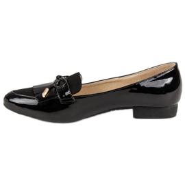 Mocassins Laqués Avec Nœud le noir 5
