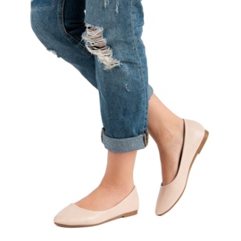 Ballerines confortables brun multicolore 2