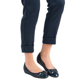 Ballerines à la mode bleu 6
