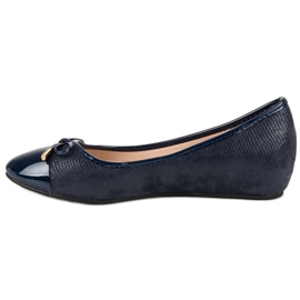 Ballerines à la mode bleu 4
