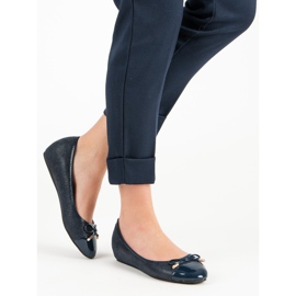 Ballerines à la mode bleu 1