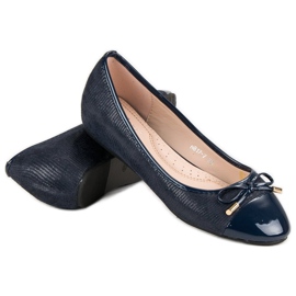 Ballerines à la mode bleu 5