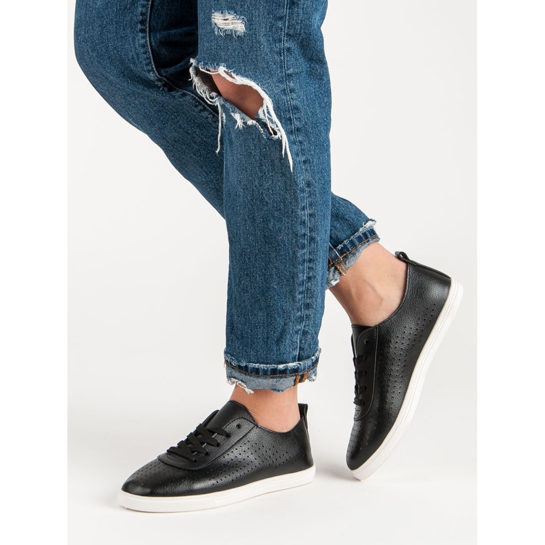 Muto Chaussures de sport noires le noir 1