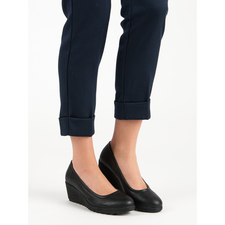 J. Star Pompes compensées le noir 2