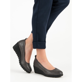 J. Star Escarpins compensés gris 1 J. Star Escarpins compensés gris 1