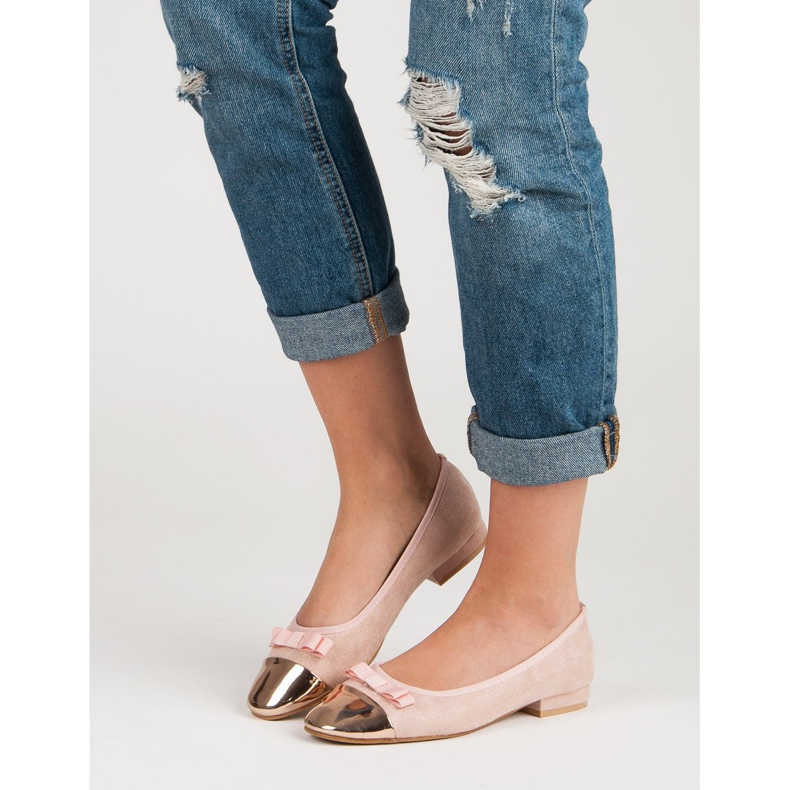 Comer Ballerines roses jaune 1