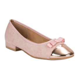 Comer Ballerines roses jaune 3