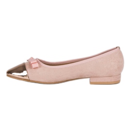 Comer Ballerines roses jaune 4