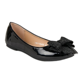 Comer Ballerine Avec Un Noeud le noir 3