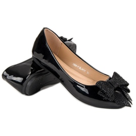Comer Ballerine Avec Un Noeud le noir 5