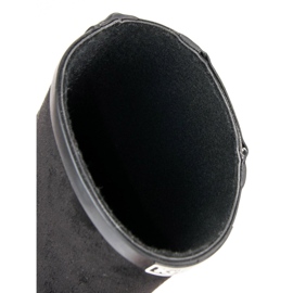 Kylie Galoches en daim avec fermeture à glissière décorative noir 1