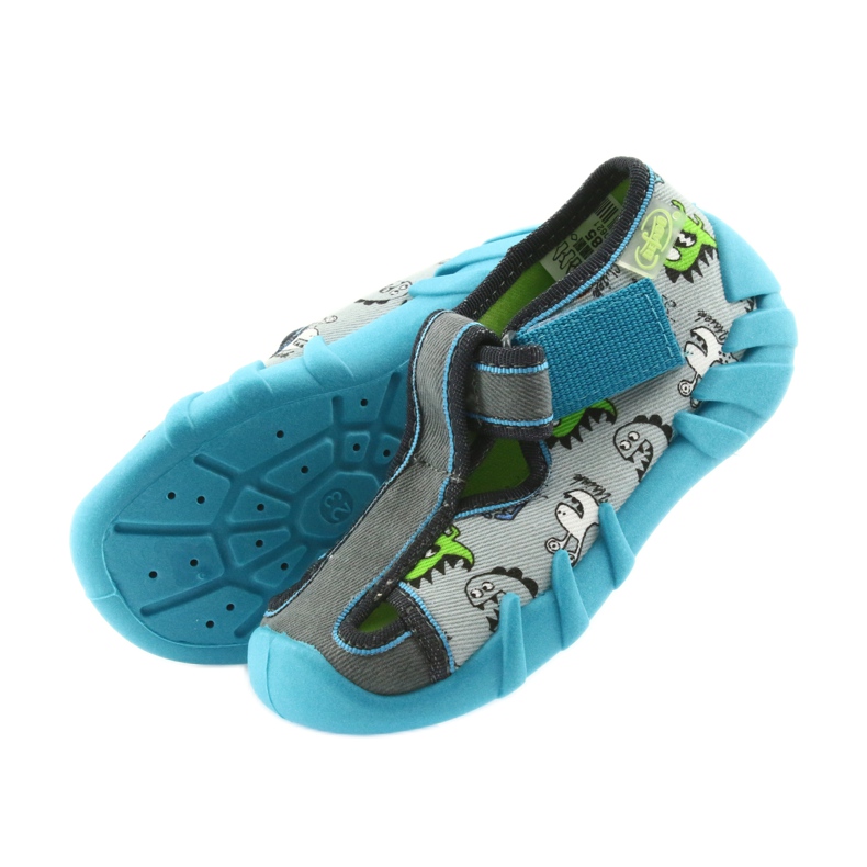 Chaussures enfant Befado 190P085 bleu gris multicolore 4 Chaussures enfant Befado 190P085 bleu gris multicolore 4