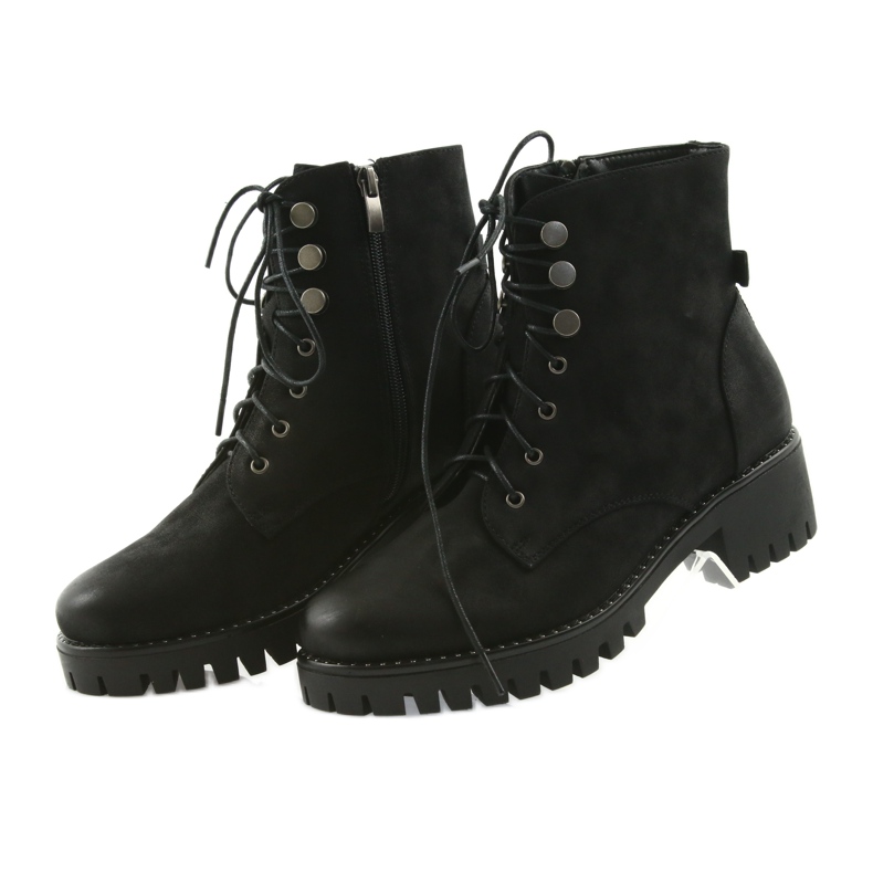 Bottes en bois isolées noires Filippo 466 4