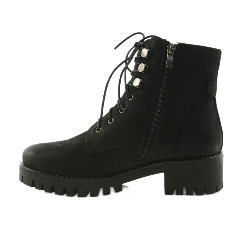 Bottes en bois isolées noires Filippo 466 2