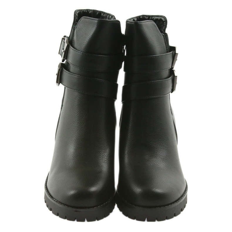 Bottes en bois avec boucles Filippo 517 noir 3