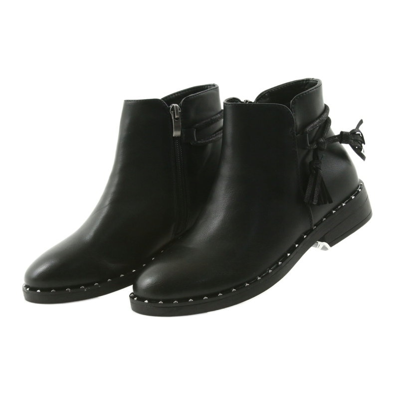 Bottes noires à franges Filippo noir 461 4