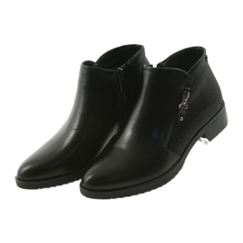 M.Daszyński Bottines courtes Jodhpur noires 4