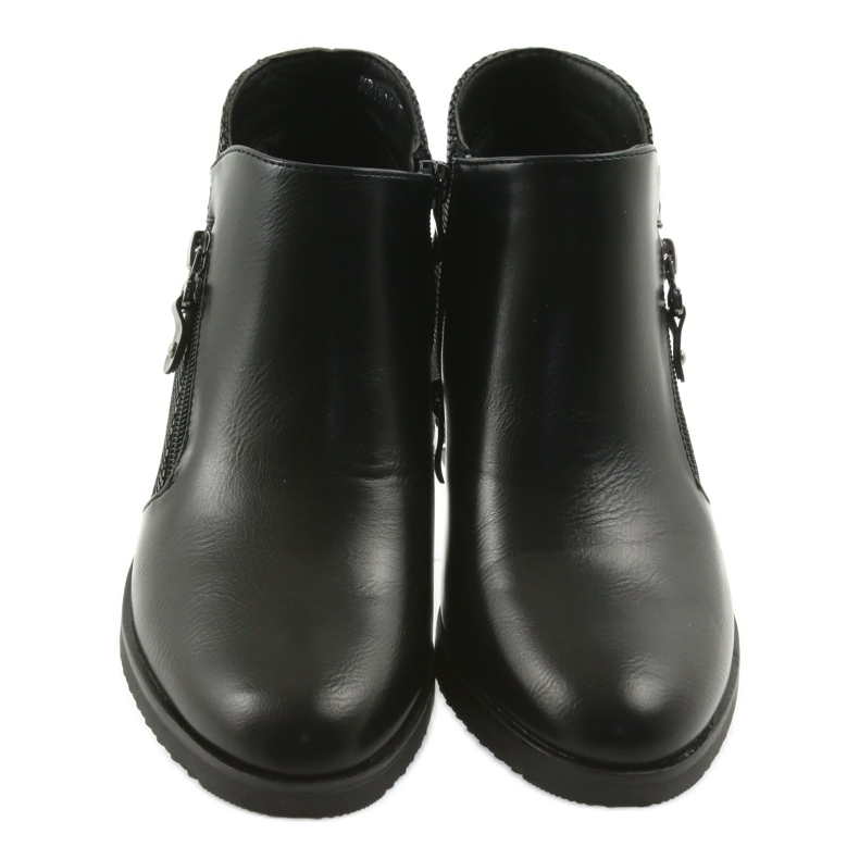 M.Daszyński Bottines courtes Jodhpur noires le noir 3